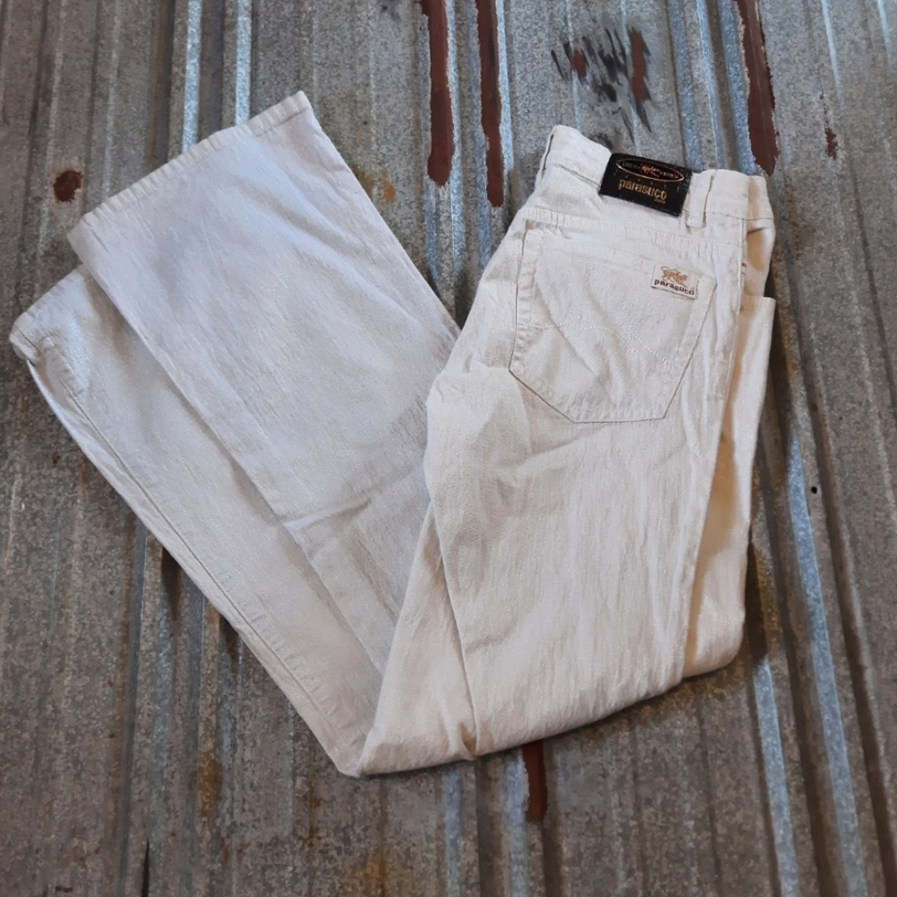 VINTAGE 90's Shimmery Parasuco Jeans - Picture 4 of 11